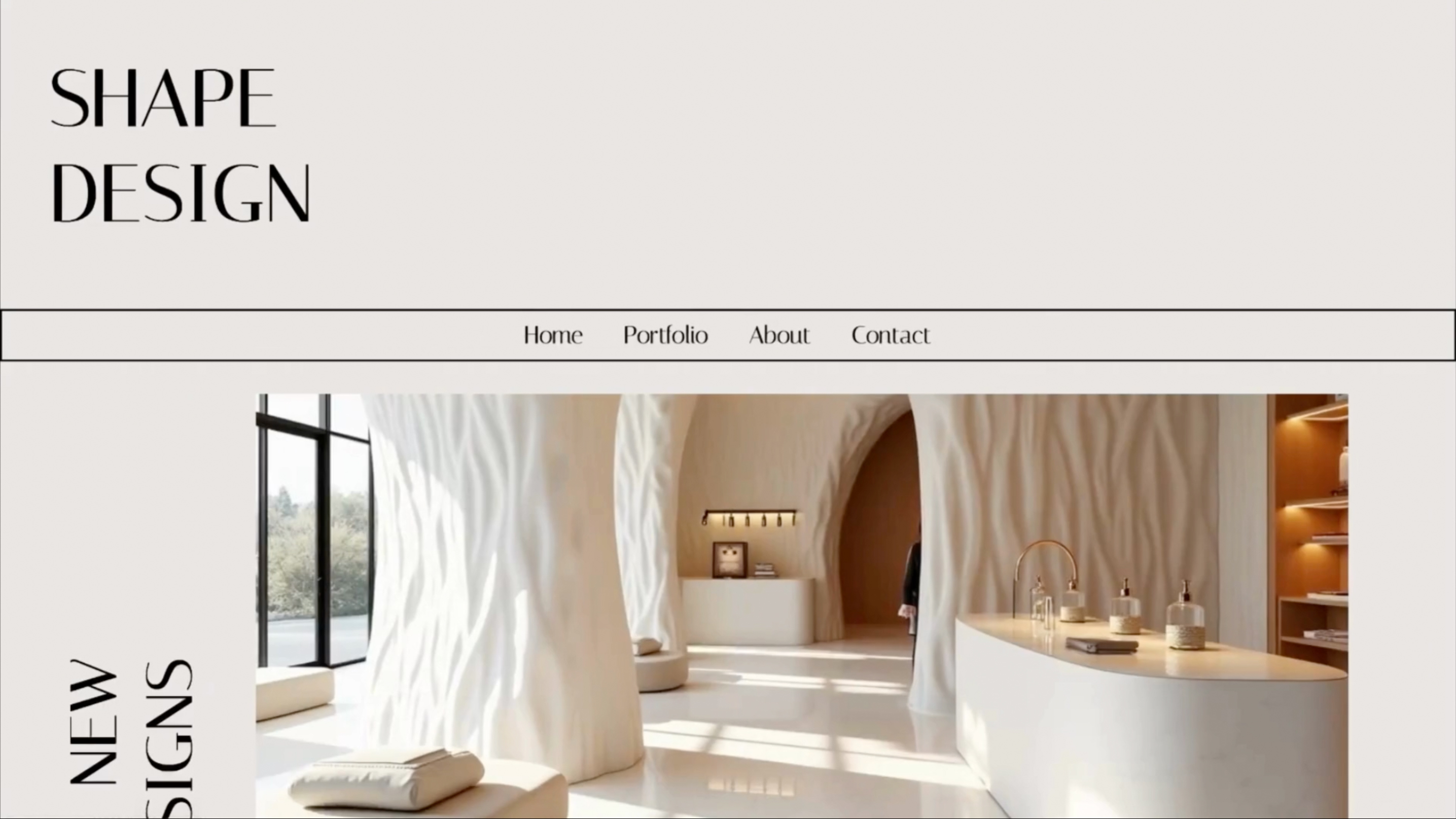 shape design website